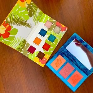 Alamar Cosmetics Reina Del Caribe Eyeshadow Palette &Colorete Blush Trio Palette